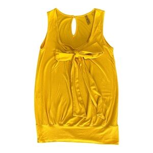 Rachel Pally Yellow Sleeveless Top with Bow